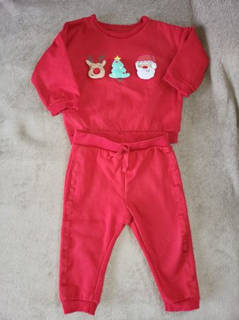 Ensemble Noël mixte 12 - 18 mois