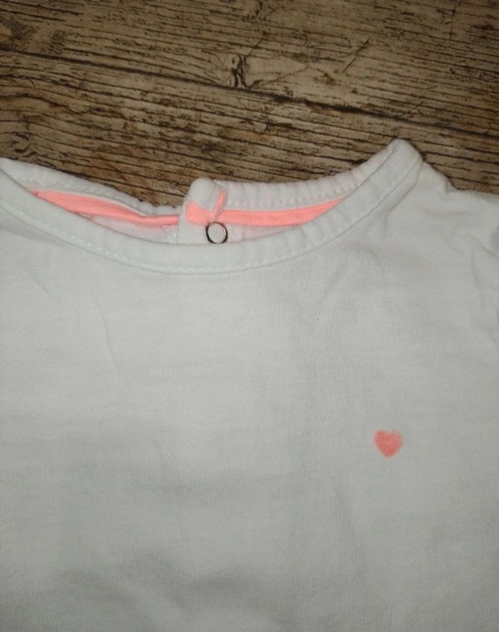 Joli t-shirt courtes manches été fille 6 mois - photo numéro 2