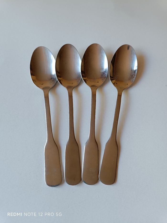 Cuillères inox x 4 Monogram 18/10 - photo numéro 7