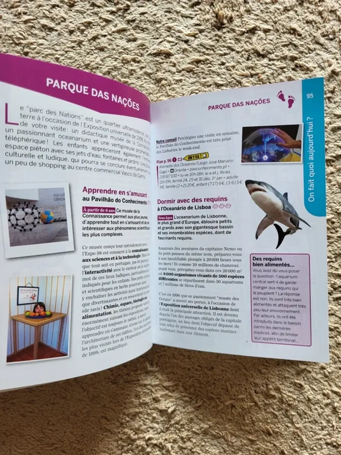 Guide de voyage "Lisbonne, partir en famille" Lonely Planet - avec Livret de jeux et plan - photo numéro 9