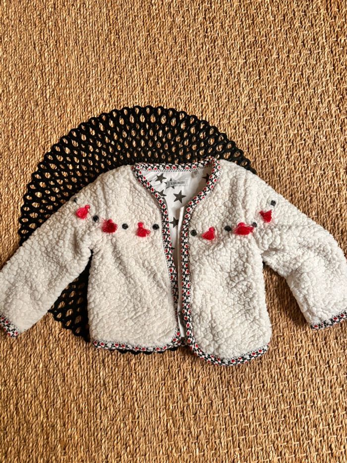 Veste moumoutte beige