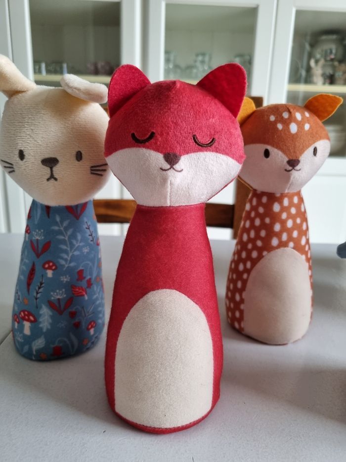 Jeu de quilles en tissu neuf Little Forest - photo numéro 4