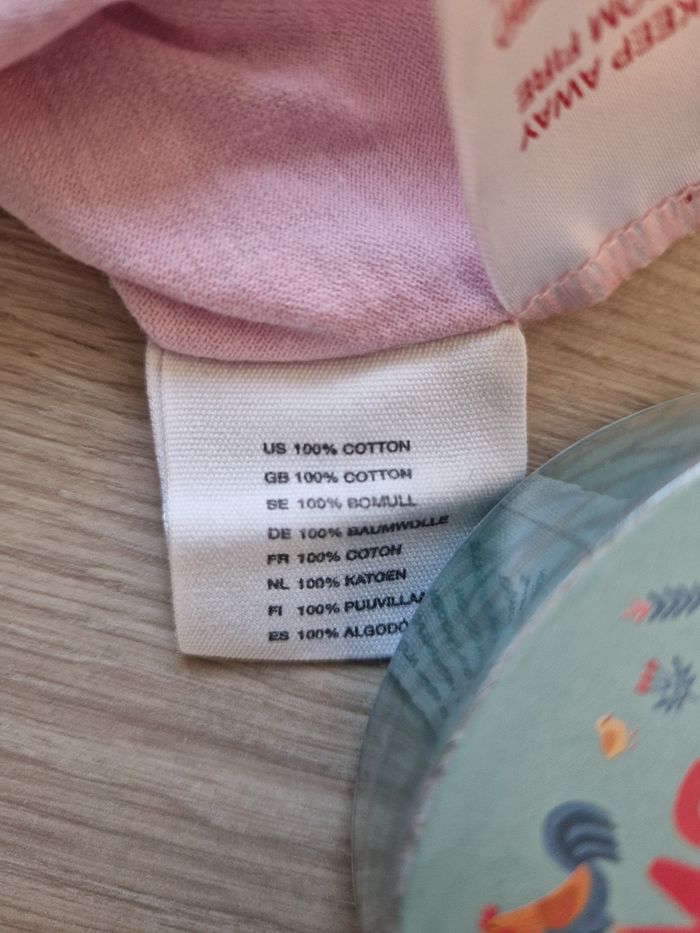 T-shirt bébé fille manches longues Snoopy 12 mois - photo numéro 7