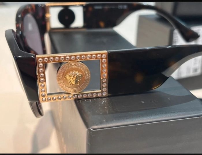 Lunettes de soleil Versace - Dark Havana neuves - photo numéro 6