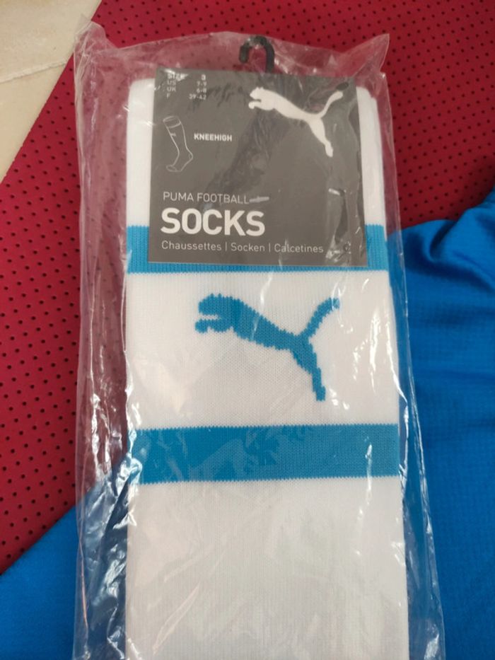 Short Foot OM Marseille+ chaussettes, Puma Authentique Officiel taille Adulte XS, Neuf - photo numéro 6