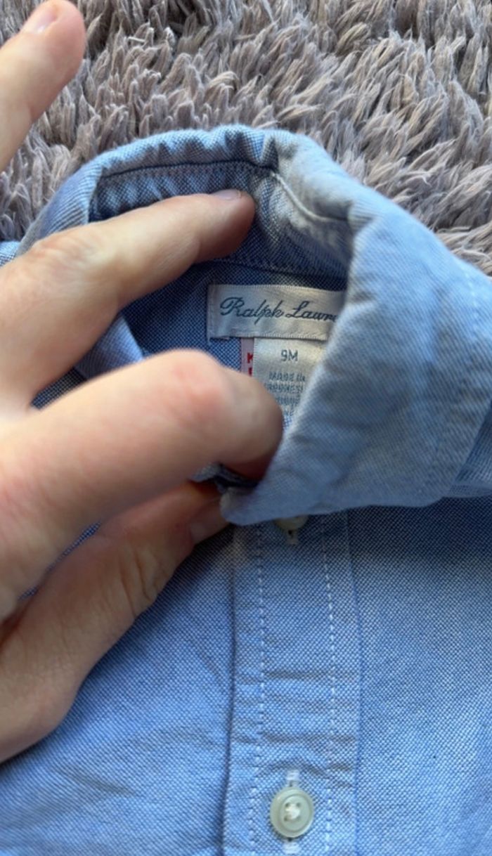 Chemise Ralph Lauren 9 mois - photo numéro 3