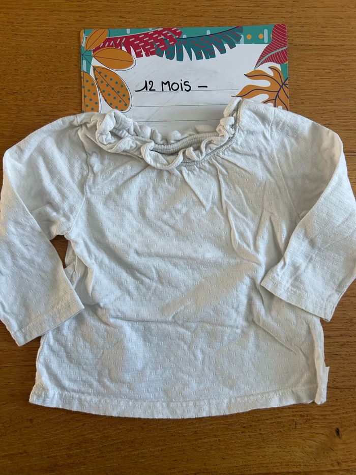 Lot de tee-shirts ML fille - 12 pièces - 12 mois - photo numéro 10