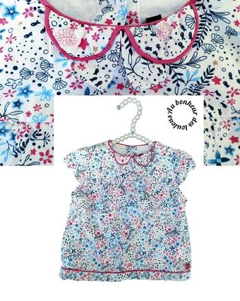 24 mois 2 ans blouse été sergent major 86 cm