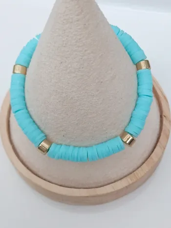 Bracelet perles Heishi – Tendance bohème coloré été