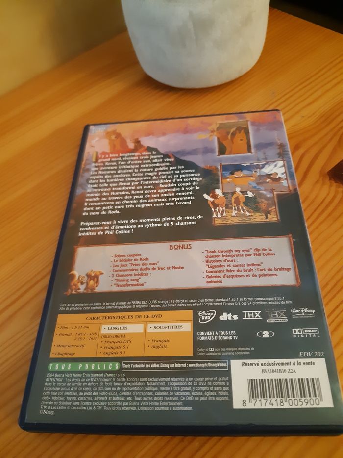 DVD frère des ours - photo numéro 3
