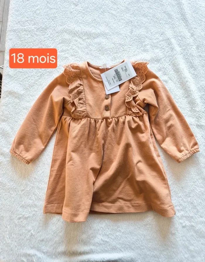 Robe camel vertbaudet 18 mois