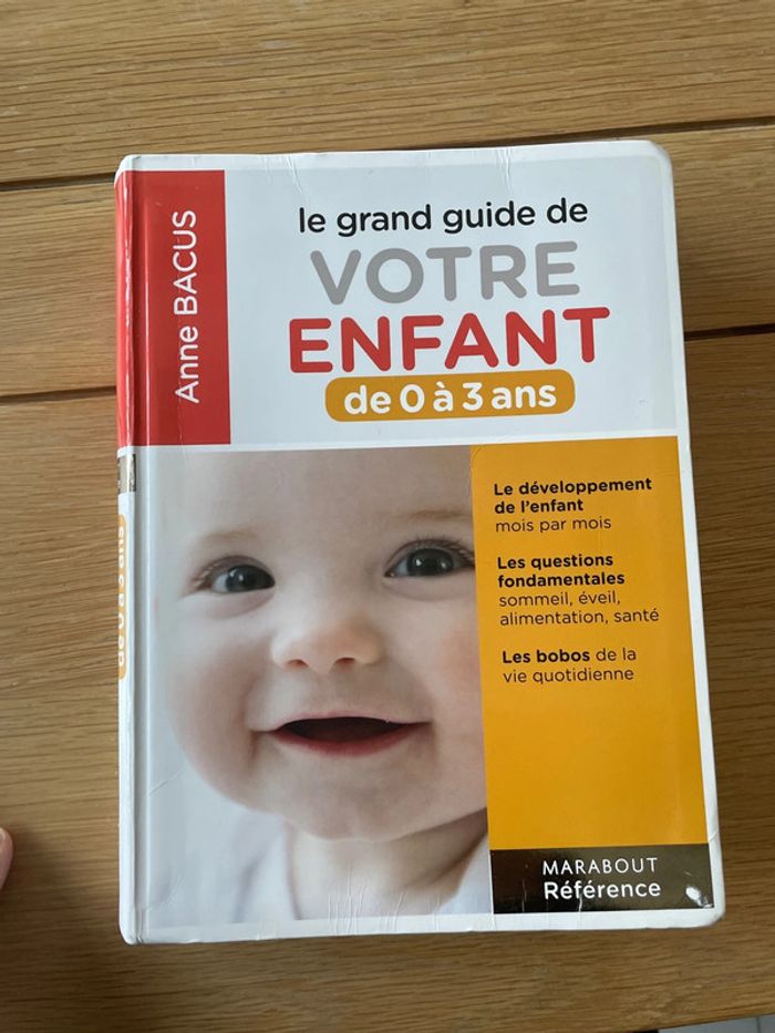 Livre Anne Bacus Le grand guide de votre enfant