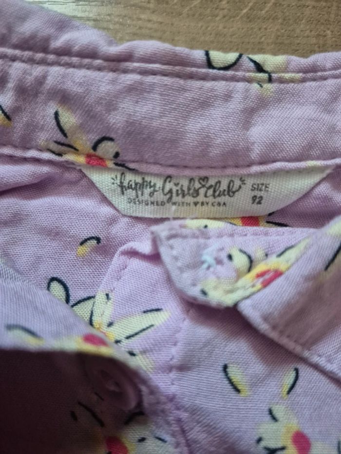 Ensemble NEUF 92 cm Jupe en jean + Chemise fluide sans manches - photo numéro 8