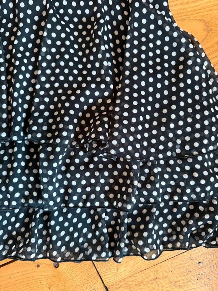 Jupe à pois en très bon état taille 44 tex - photo numéro 2