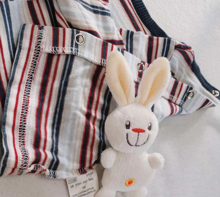 Ensemble  👣 haut et  bas  garçon, tee-shirt kimbaloo  et jean  tape  à l'œil,  1mois/54cm - photo numéro 10