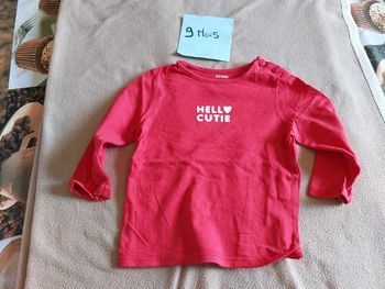 tee shirt rouge hello