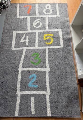 Tapis enfant marelle 