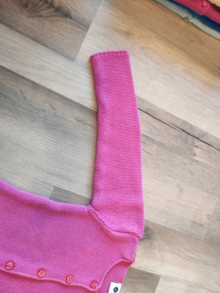 Gilet épais grain de blé 3 ans - photo numéro 4