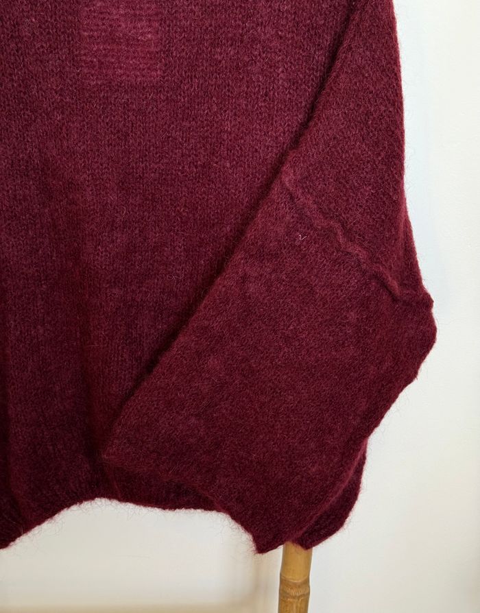 Pull Mohair Bordeaux - photo numéro 3