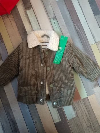 Manteau fourrure- 6 mois