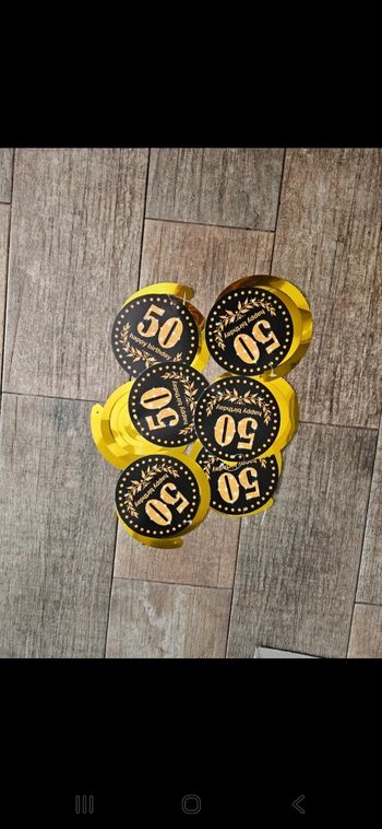 Déco pour fête 50 ans