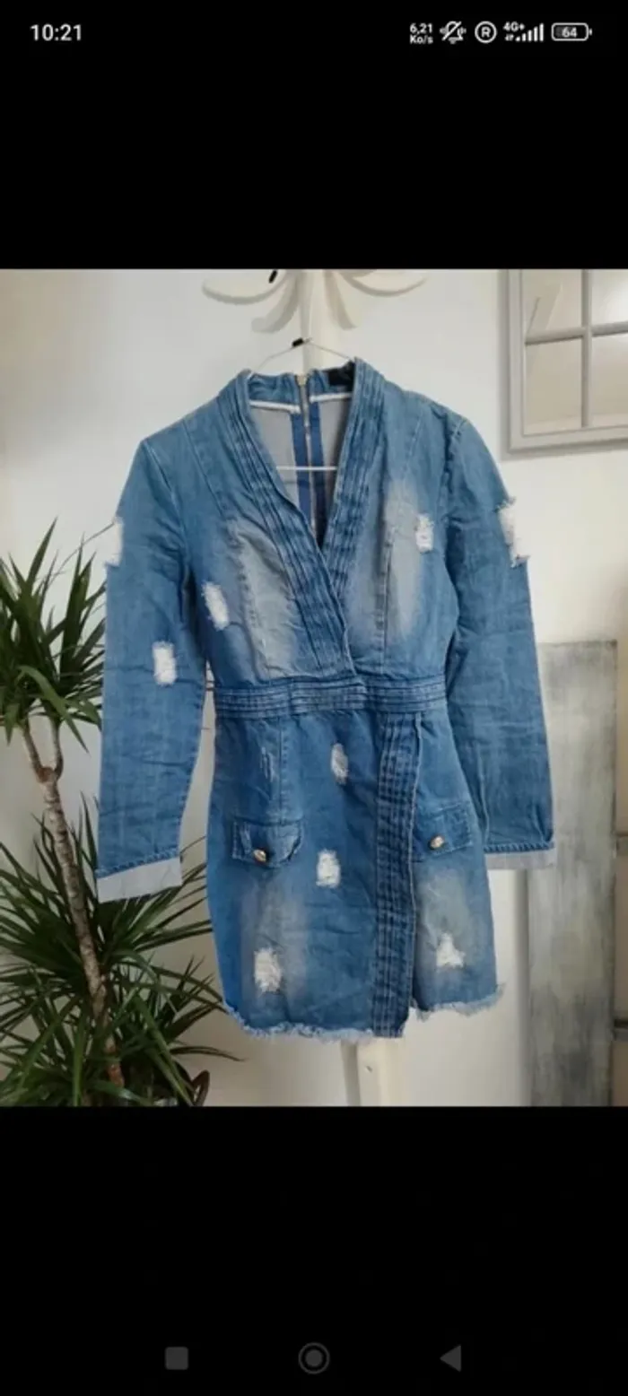 Magnifique robe jeans sexy