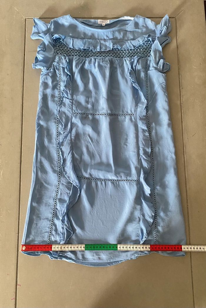 Robe Claudie Pierlot bleue taille 36 - photo numéro 13