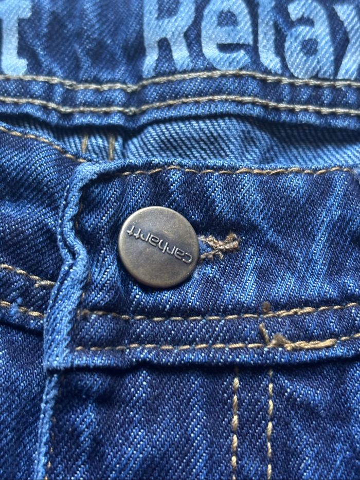 Short Carhartt Single Knee Rework Bleu Marine L / 34 - photo numéro 4