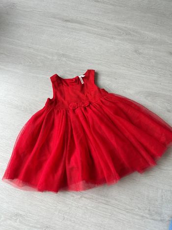 Robe rouge Noël orchestra 9 mois bébé fille