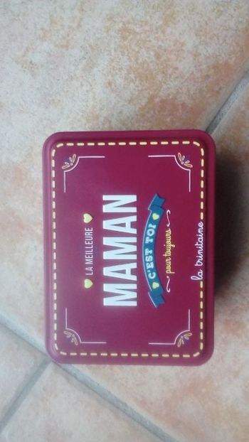 boite en métal pour Maman
