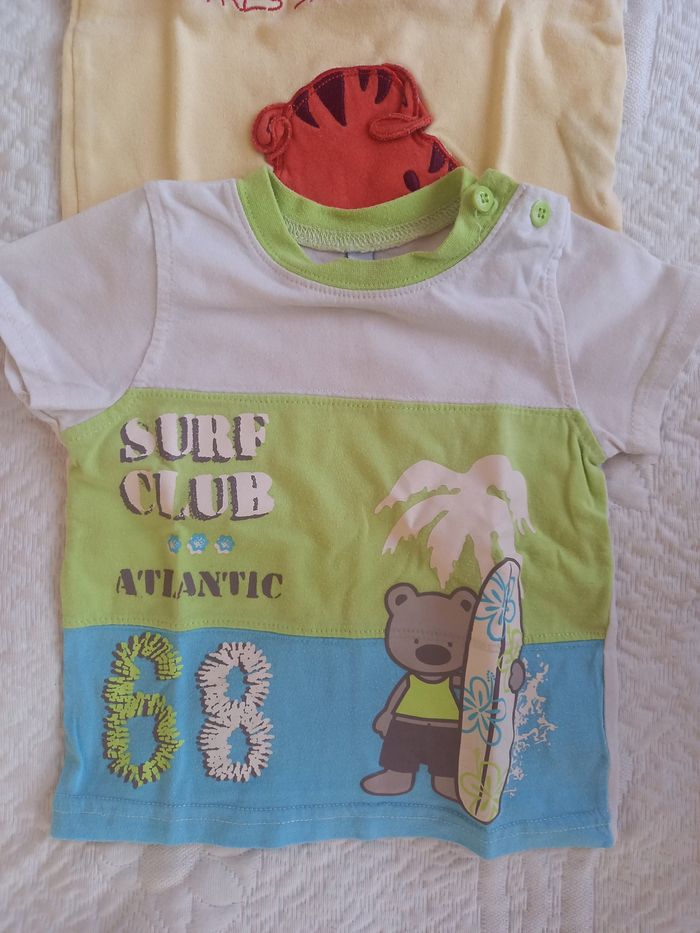 Lot de 4 t-shirts 12 mois - photo numéro 2