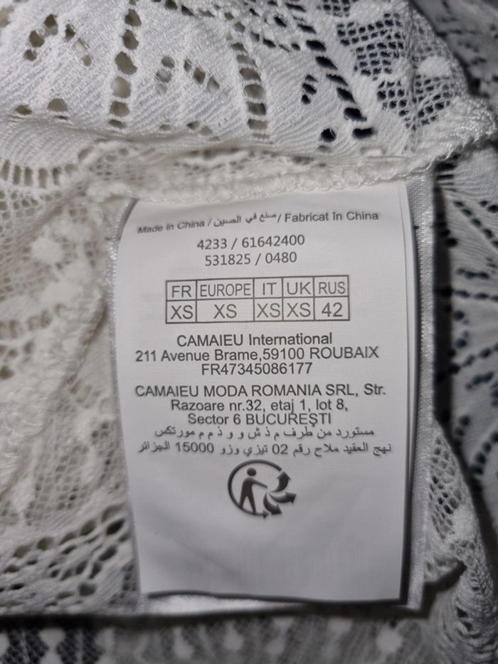 Top dentelle T34-36 - photo numéro 8