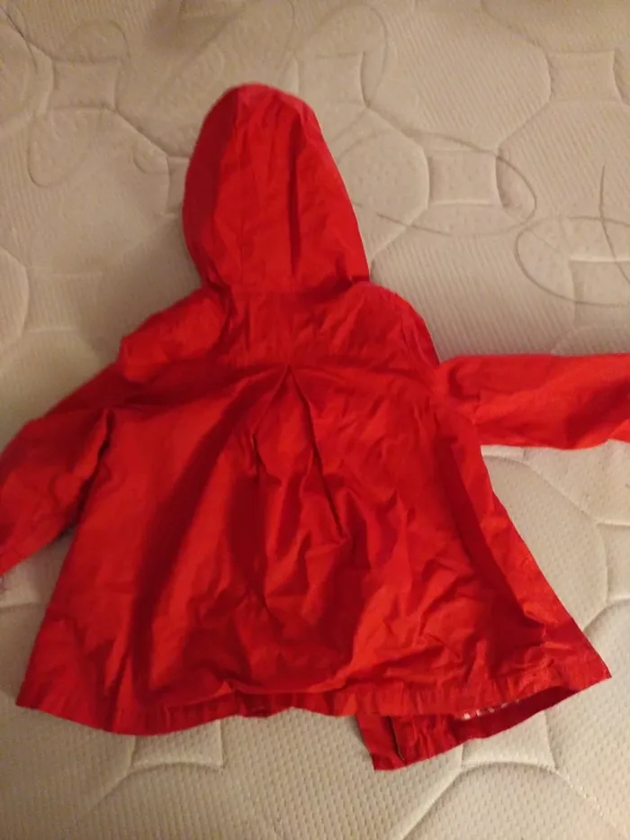 Petites Manteau Veste Rouge - photo numéro 3
