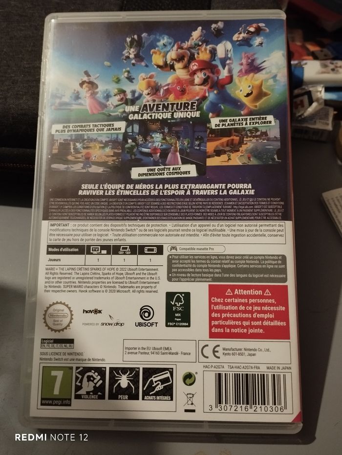 Jeu switch Mario+ the lapins crétin sparks of Hope - photo numéro 2