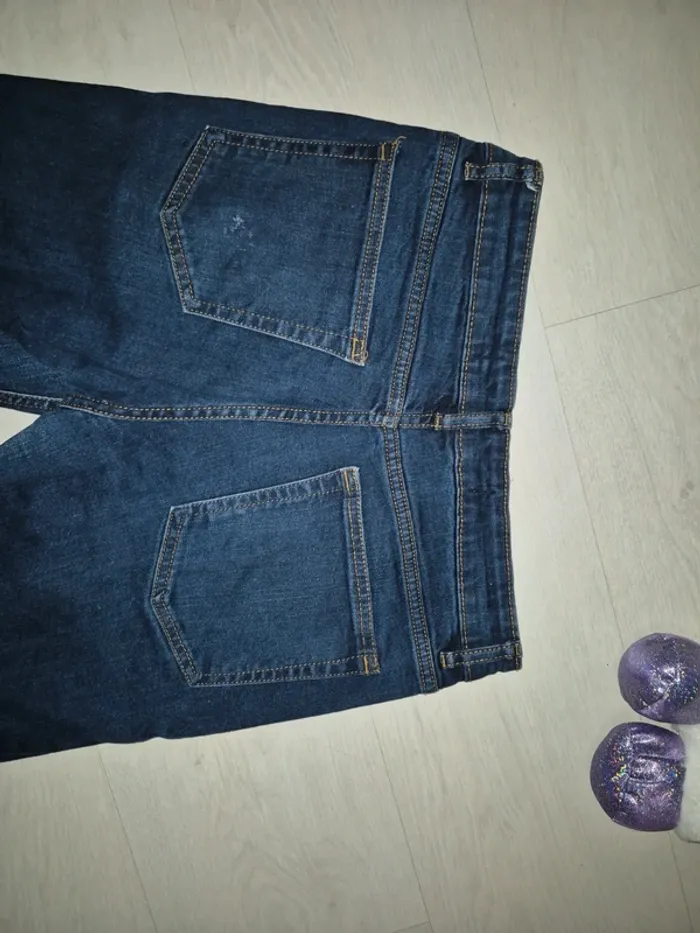 Jeans skinny stretch bleu - photo numéro 5