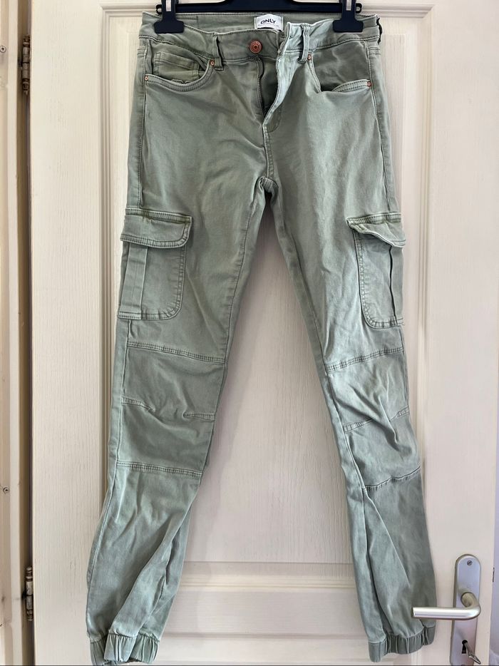 Pantalon cargo kaki