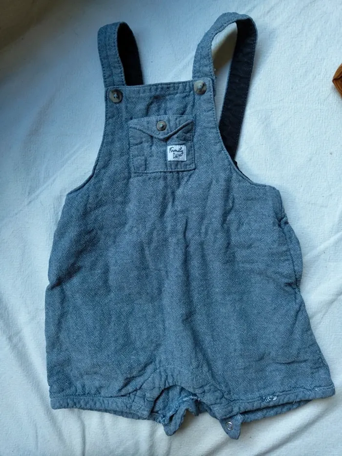 Salopette courte 12m Kiabi 73cm-76cm