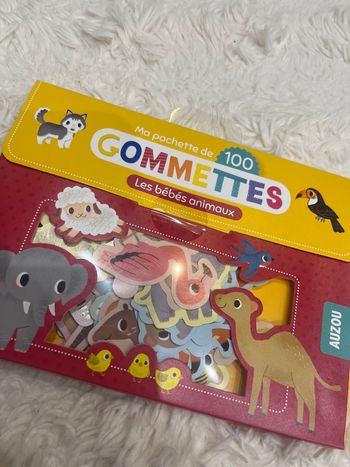 Ma pochette de 100 gommettes les bébés animaux