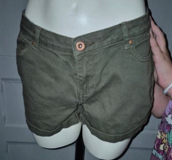 Mini short kaki