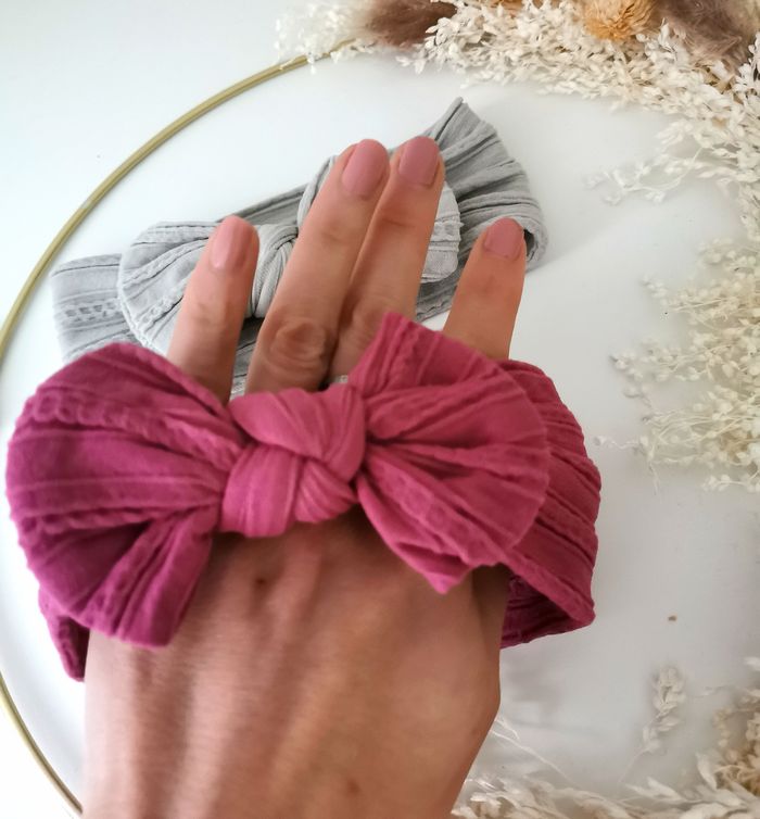 Lot de 2 bandeaux neufs petite fille ou bébé - photo numéro 3