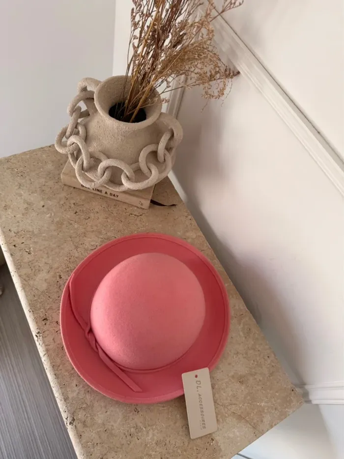 Chapeau fille rose hut hat Sombrero Cappello hoed Chapéu Disguise Disfraz Travestimento