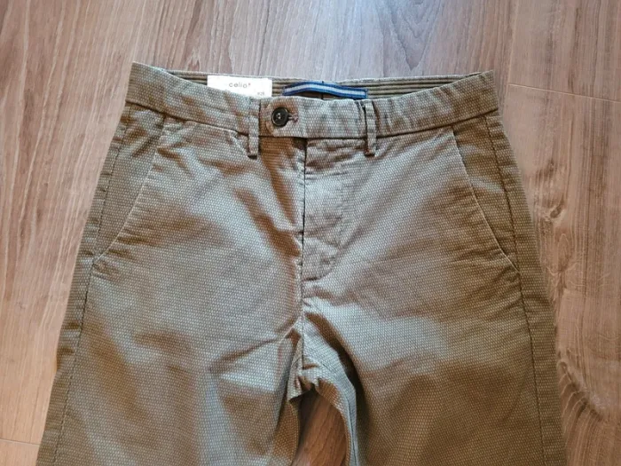 Pantalon vert slim taille 16 ans - photo numéro 2