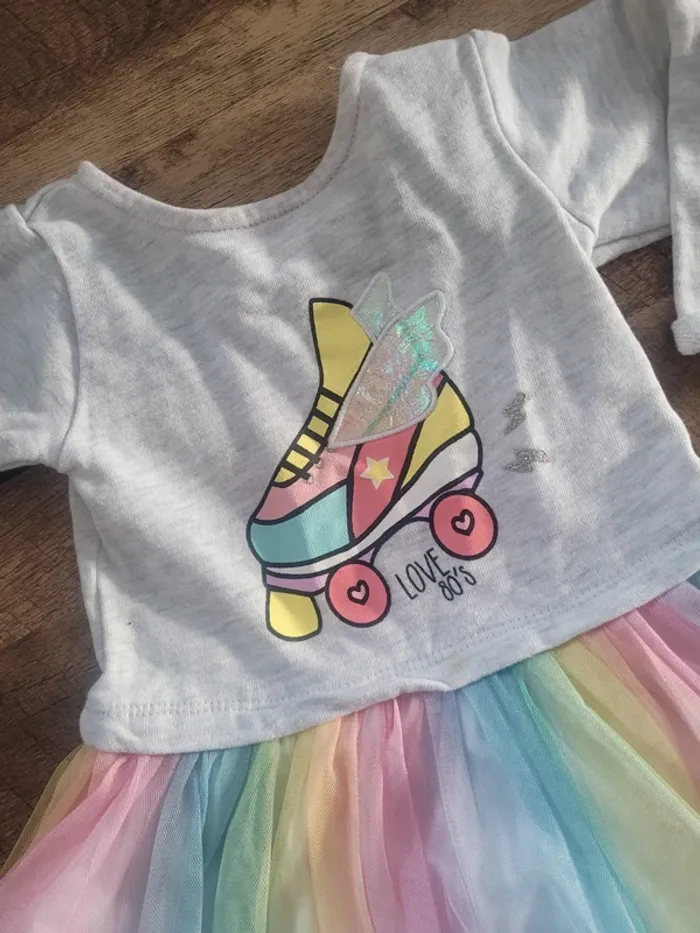 Petite robe arc en ciel - photo numéro 2