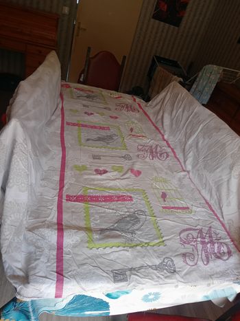 Housse de couette lit 2 personnes + 2 taies