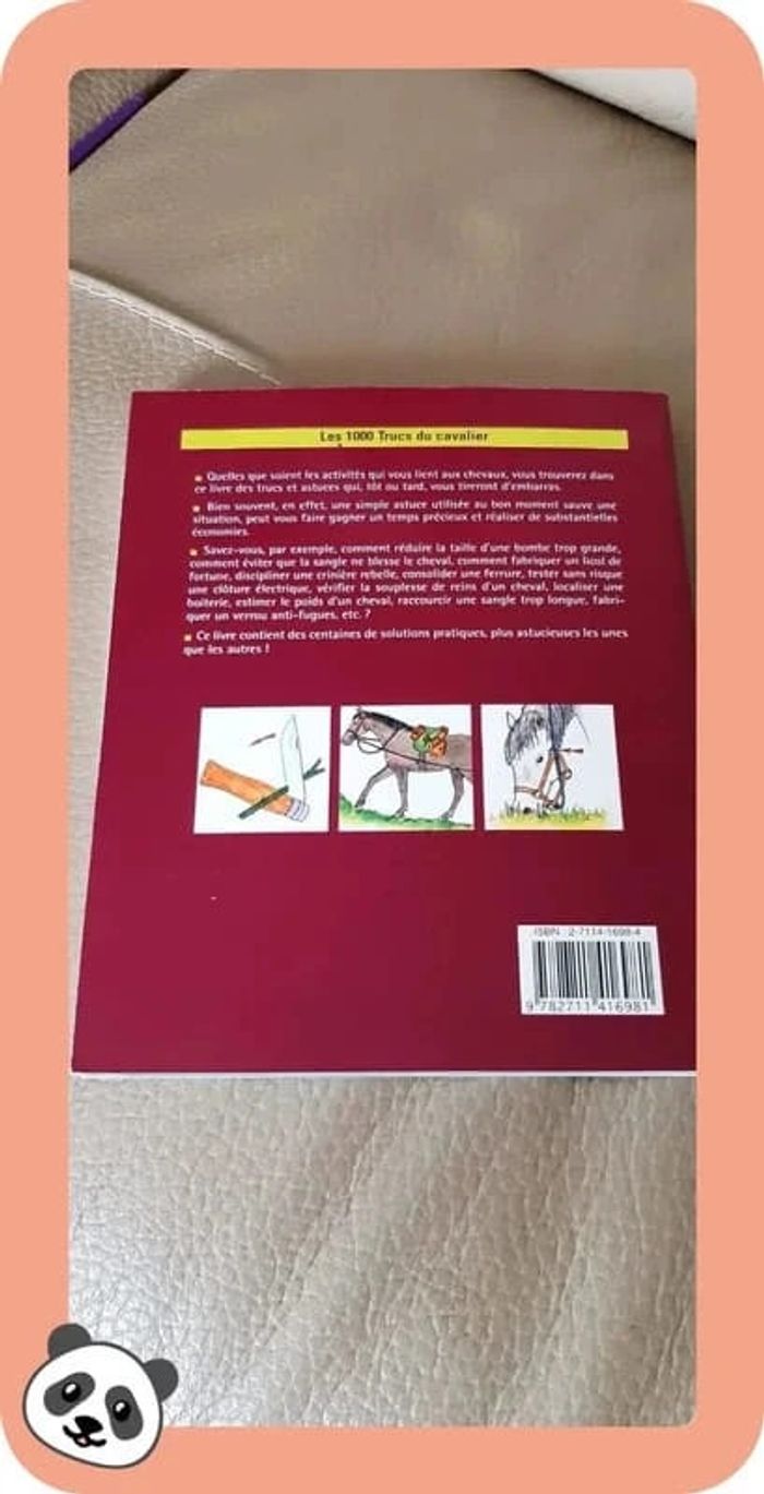 Livre "les 1 000 trucs du cavalier" état neuf - photo numéro 4