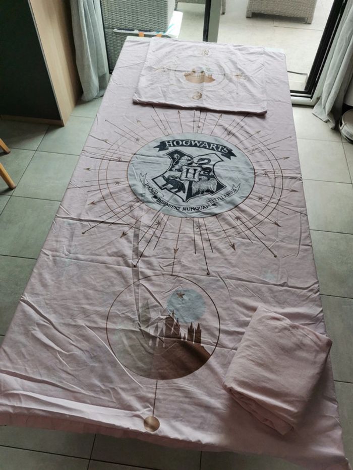 Parure de lit Harry potter rose 1 personne