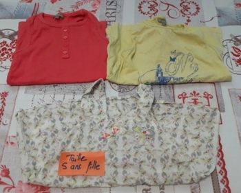 Lot de 3 débardeurs 5 ans