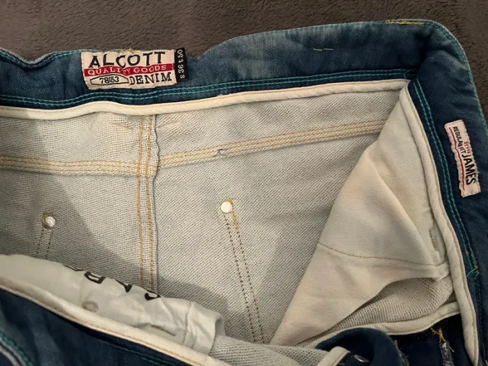 Short Alcott denin bleu jeans (p9) - photo numéro 5