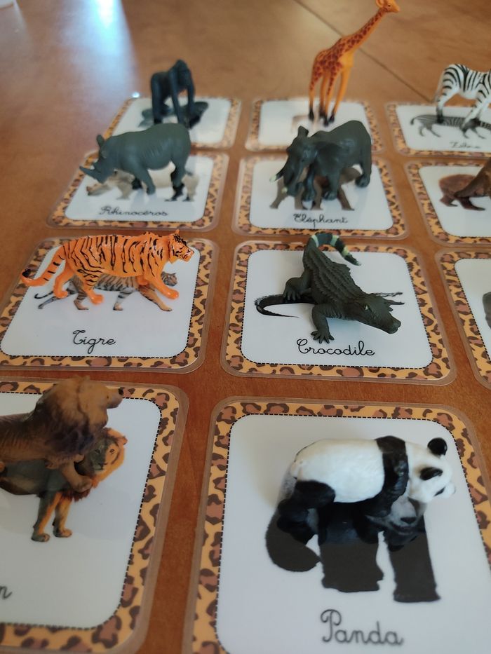 Figurines et jeu éducatif Animaux sauvages - photo numéro 2