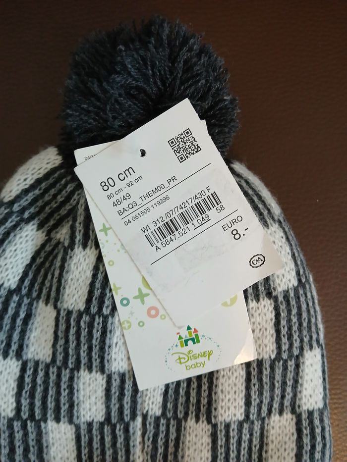 bonnet avec cache oreille garcon mickey disney 12/18 mois - photo numéro 4